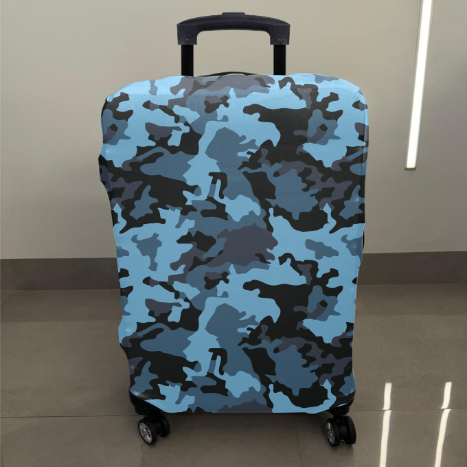 Capa Elástica Protetora De Mala p/ Viagem Camuflada Premium