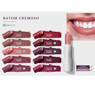 O BOTICÁRIO BATOM CREMOSO  INTENSE 3,8 G em Oferta na Shopee