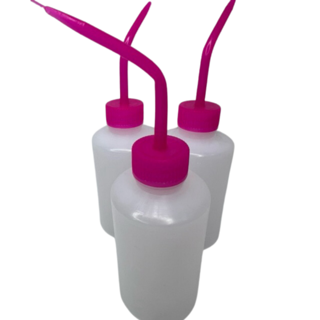 Pisseta Plástica Frasco de Limpeza e Higienização De Cílios E Facial 250ml