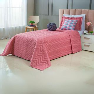 Kit Cobre Leito Lola Solteiro Menina 5 pçs com almofadas decorativas em Oferta na Shopee