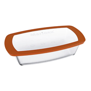 Forma de Vidro Retangular Pratica Marinex 1,5L com Tampa Plástica Nadir Assadeira Travessa em Oferta na Shopee