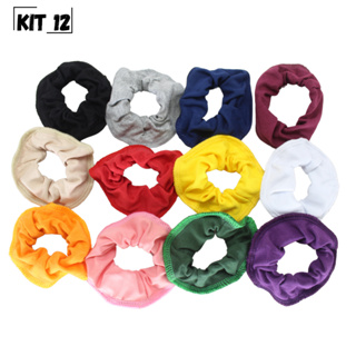 Pacote com 12 unidades de Xuxinha scrunchie em Oferta na Shopee