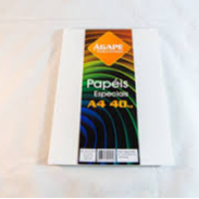 Papel 40kg A4 Branco 50 fls 120g 210mmx 297mm em Oferta na Shopee