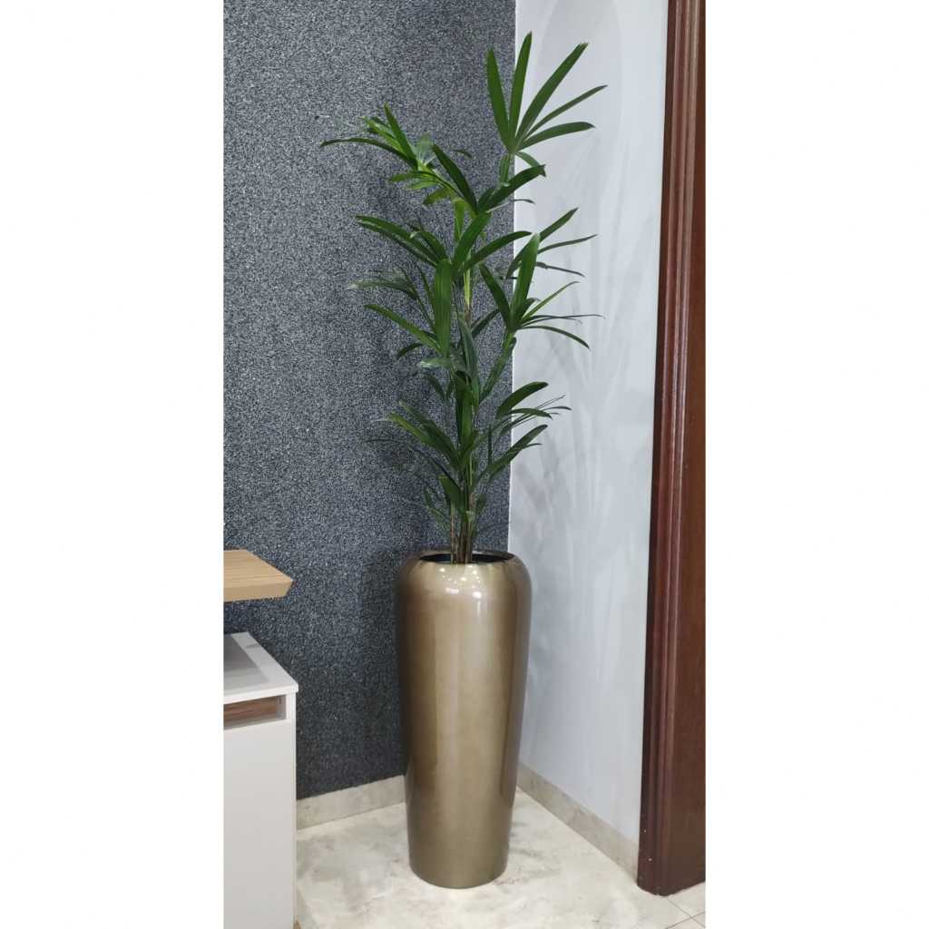 Vaso estilo Vietnamita Fibra de Vidro Vitrificado 75cm.