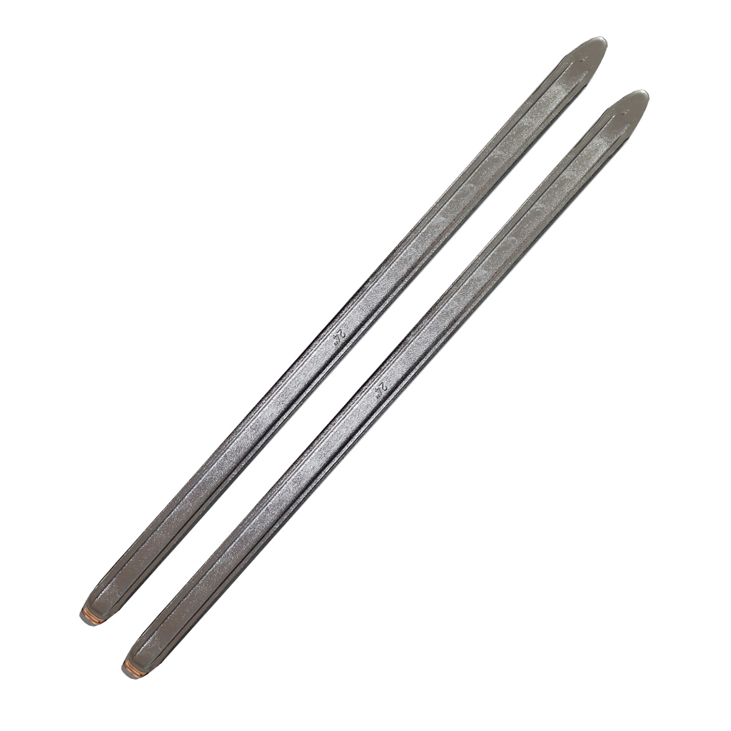 Jogo 2 Espatulas Para Pneus Borracheiro Profissional 60cm Aço Reforçada