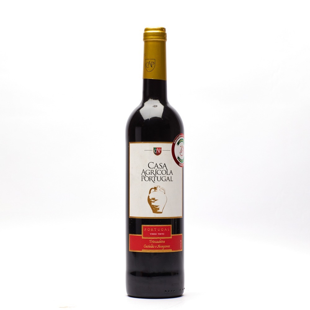 Vinho Tinto  Casa Agricola Portugal  Cap 750 ML Portugues