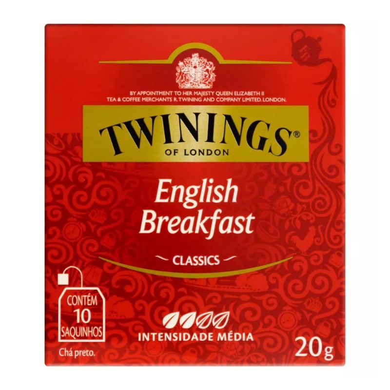 Chá Twinings English Breakfast 20g