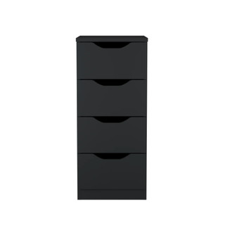 Gaveteiro C/ Quatro Gavetas Preto para Escritório ou Decoração Multivisão em Oferta na Shopee