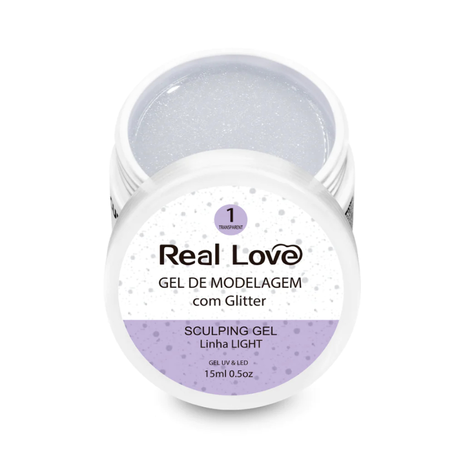 Gel Unha Gliters Sculpting15 ML Real Love Alongamentos