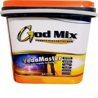 Borracha Líquida Vedamaster 3,6 L Godmix Incolor em Oferta na Shopee