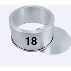 Assadeira Fundo Removível 18 x 10cm Forma Bolo Alumínio