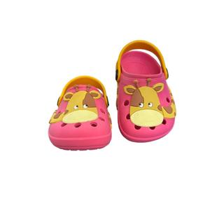 Babuche Infantil Sandália Girafa Chinelo Enfeite Moda Verão Leve Macio Emborrachado