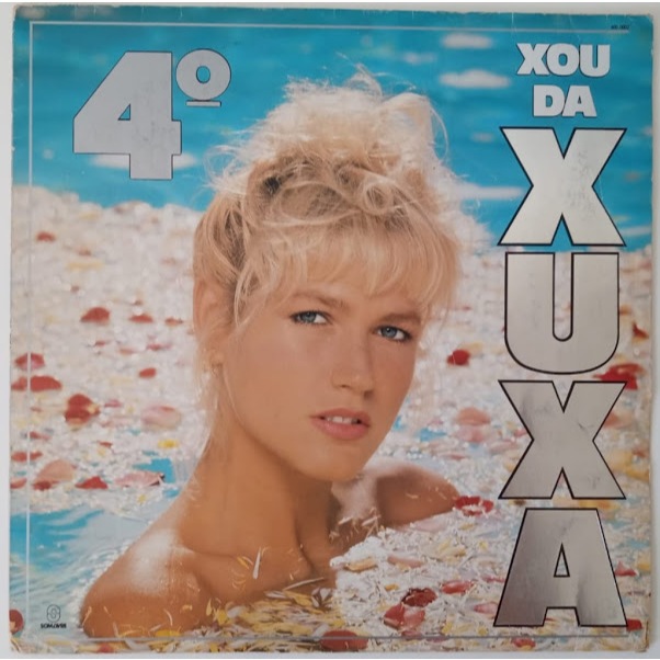 Vinil Lp Disco 4º Xou Da Xuxa Prateado Amostra Invendável Ótimo Estado