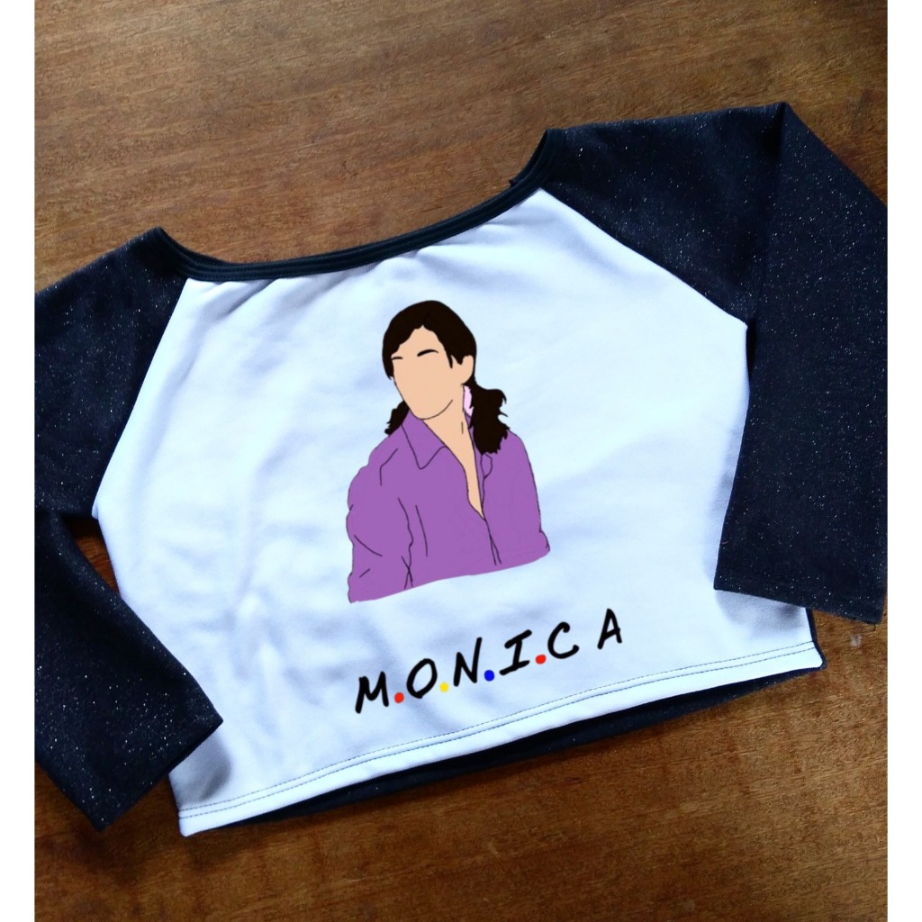 Cropped da Monica Friends - Moletom Feminino