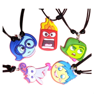 Colar Cordão Ajustável personagens Filme Divertida Mente Divertidamente tristeza alegria nojinho em Oferta na Shopee