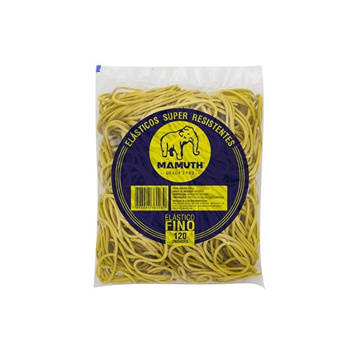 Caixa de Elásticos Resistentes 100g com 120 Unidades Mamuth em Oferta na Shopee