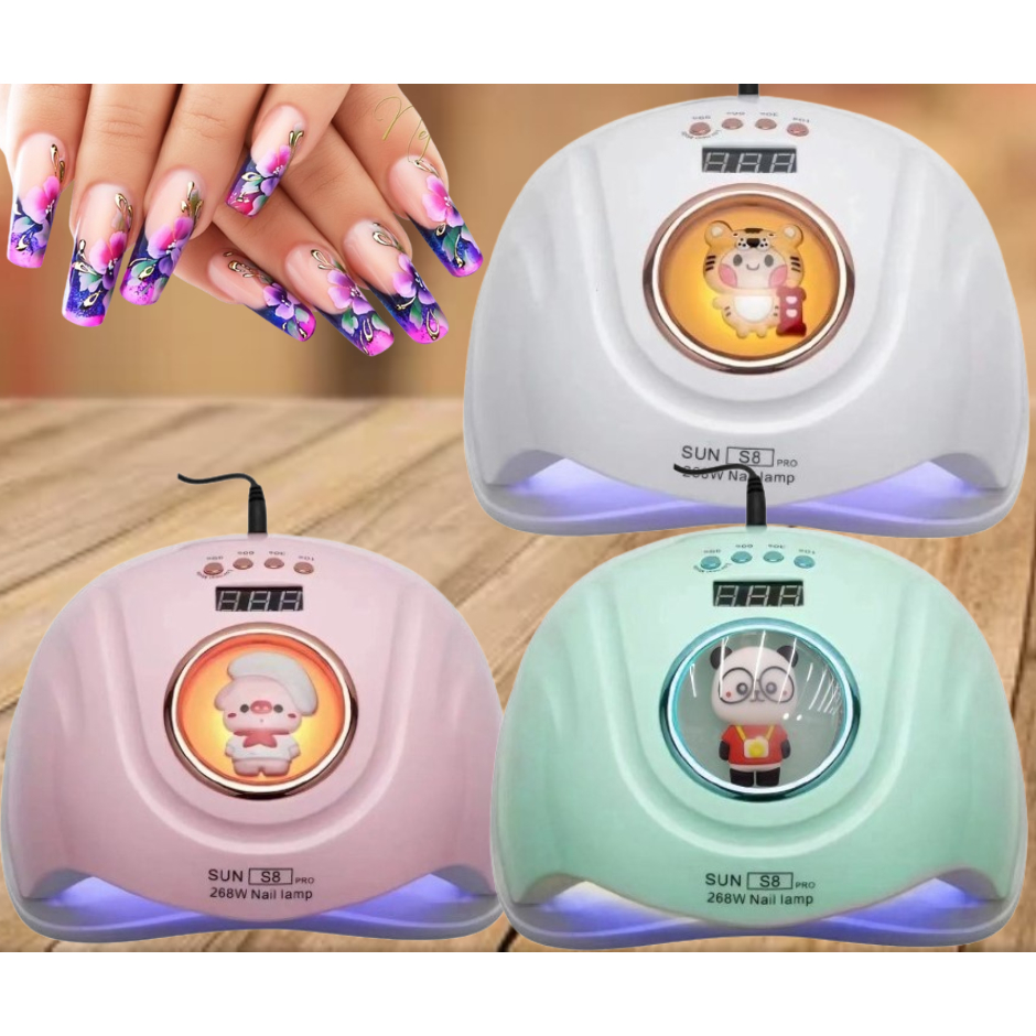Cabine de Unha Sun S8 Profissional 268w Para Unhas de Gel Led Uv Com Bichinho Bivolt oferta
