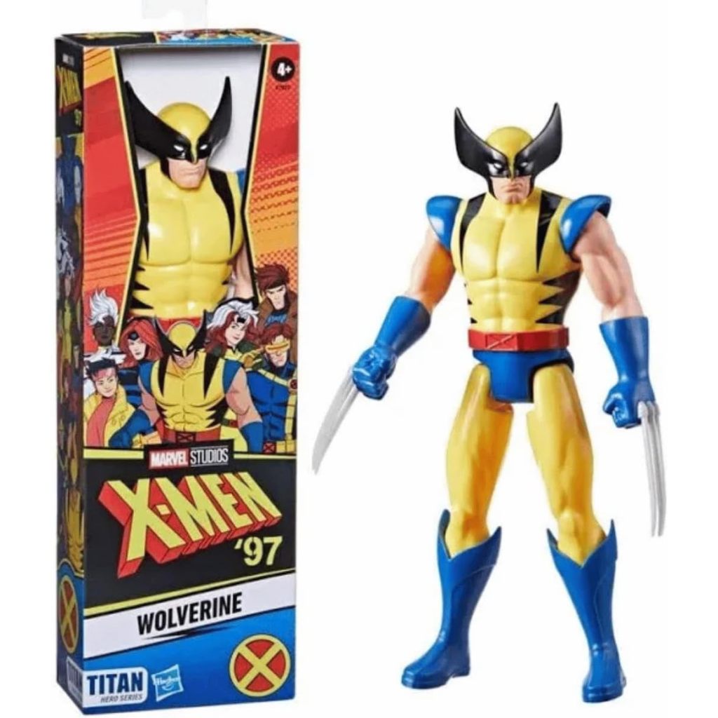 Boneco Marvel Titan Heroes X-Men - Figura de 30 cm - Wolverine - F7972 - Hasbro