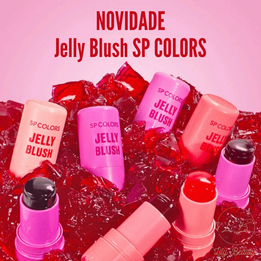 Jelly Blush Stick - Lançamento SP Colors