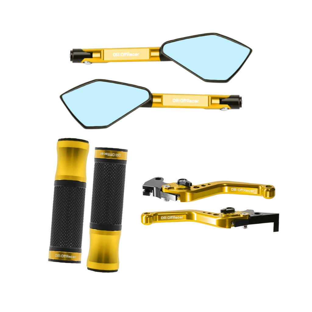 Kit Manete Esportivo Punho Aberto Espelho Retrovisor Pop 100 110 — imagem 2 de 2