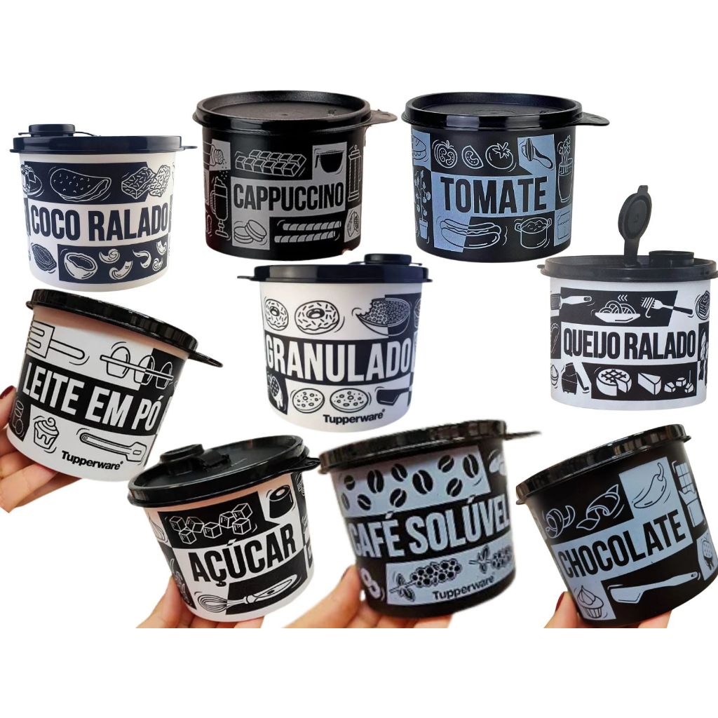 Tupperware Redondinha Pop Box PB em Oferta na Shopee