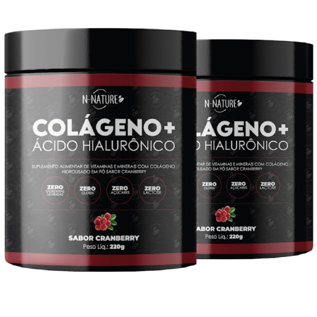 2x Mais Colageno + Ácido Hialuronico Pague 1 Leve 2 Mega Oferta Não Perca
