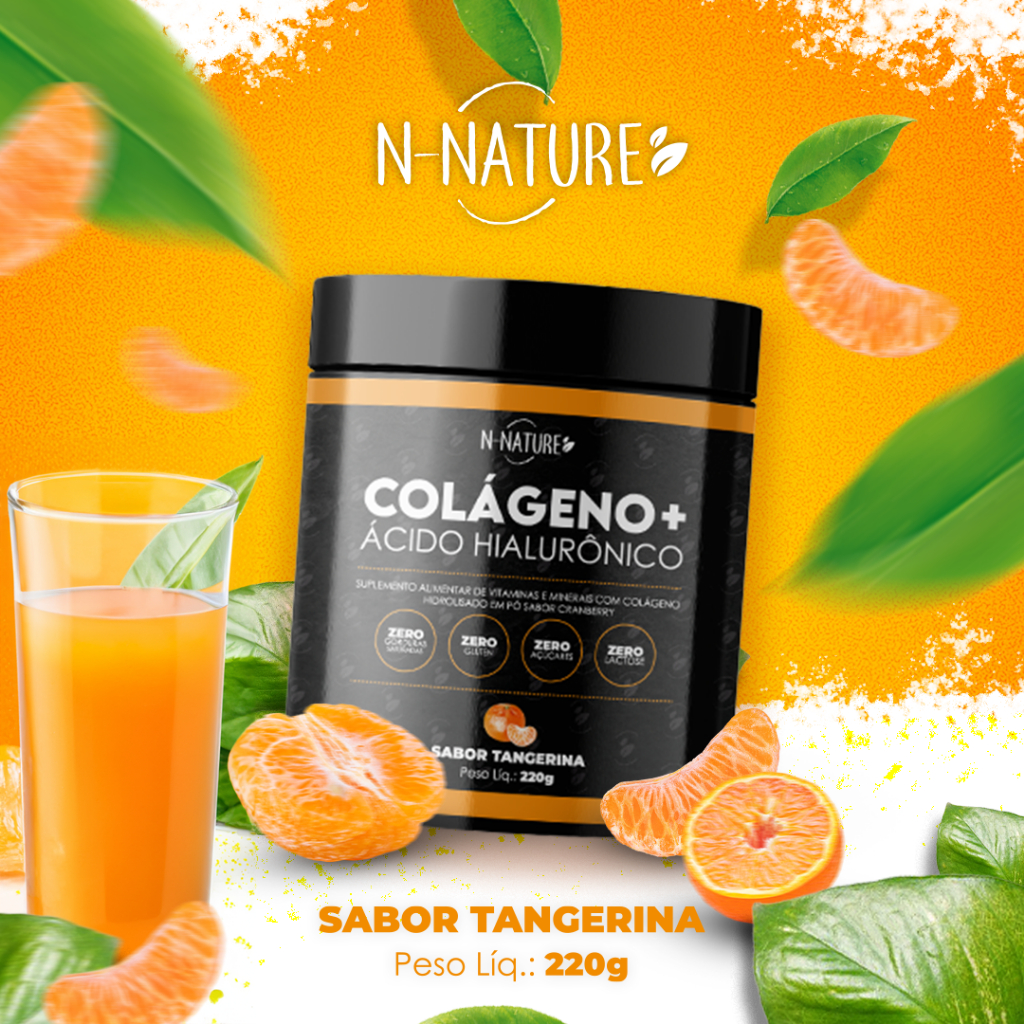 1 Frasco Colageno + Àcido Hialuronico Mega Oferta Só Hoje