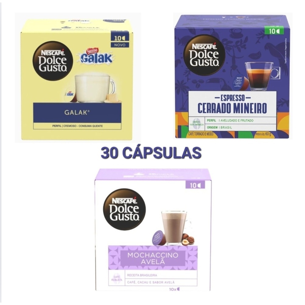 Dolce Gusto Galak Espresso Mineiro M. Avelã 30 Cápsulas Nescafé® Dolce Gusto®