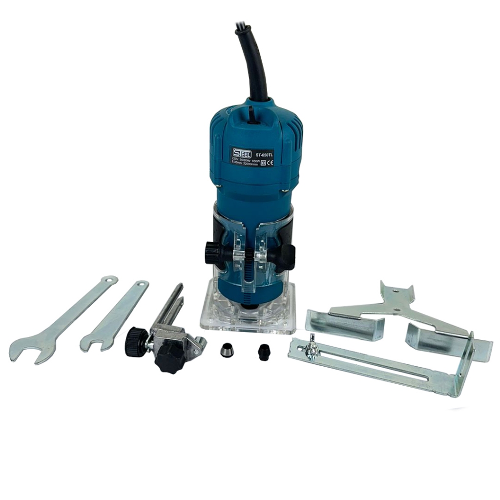 Tupia Laminadora 650w 6mm Profissional Com Guia em Oferta na Shopee