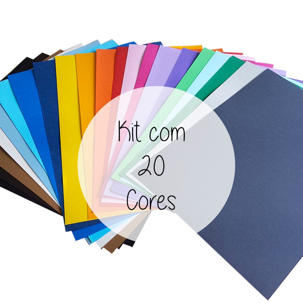 Papel Color Plus 180g A4 Papel Para Silhouette 100 Folhas