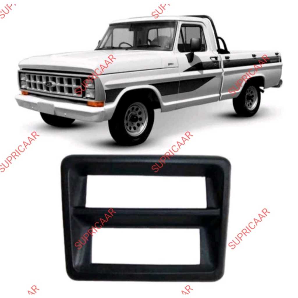 Moldura Central Radio Ford F1000 – F4000 – F12000 – F14000 Ano - 1993 até 1999