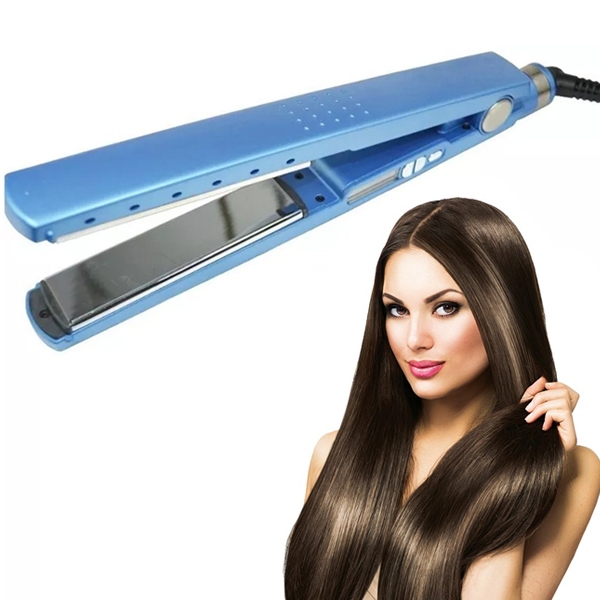 Prancha Chapinha Nano Bivolt Placa Titânio Profissional Tira Frizz Tecnologia Iônica Cabo Giratório Aquece 450° F
