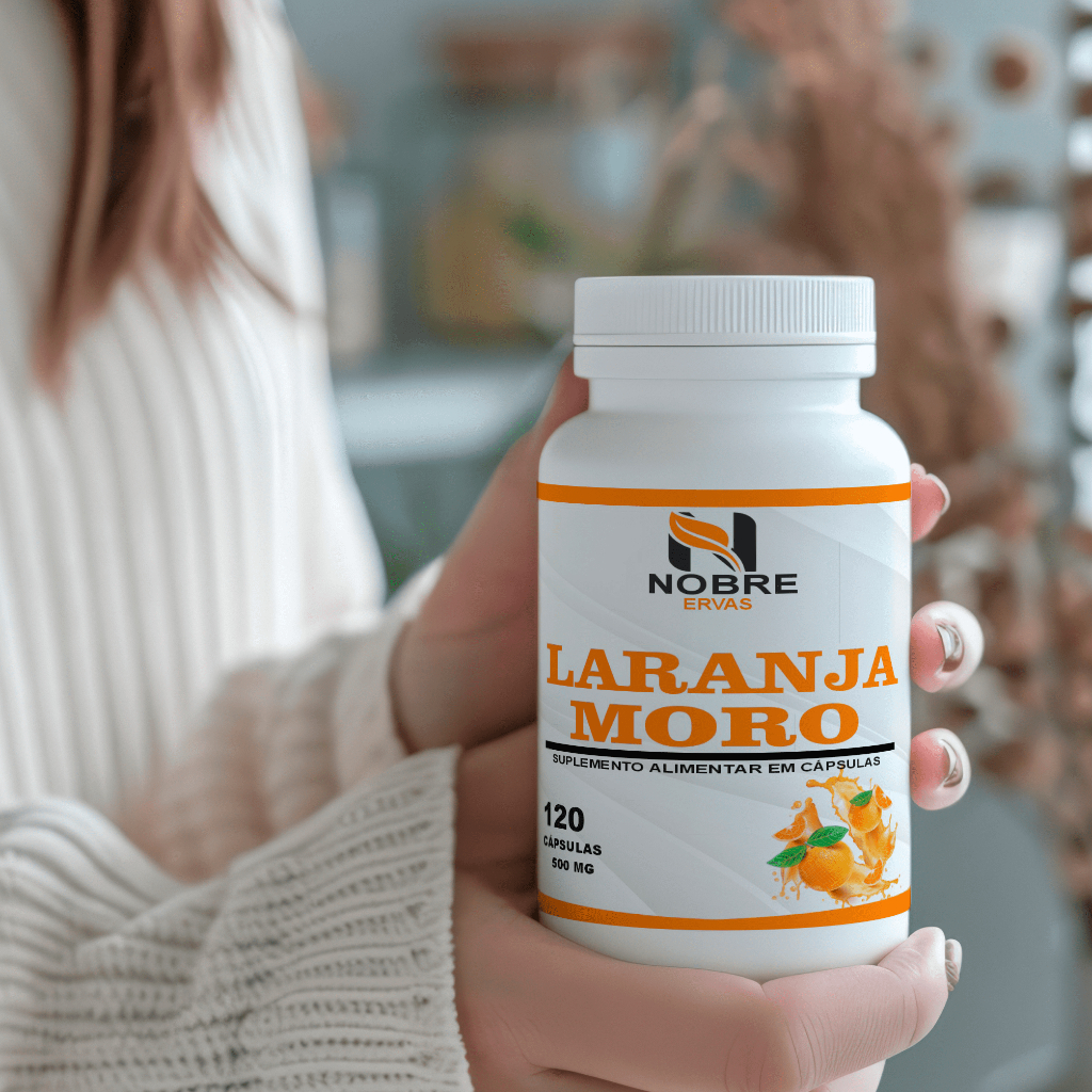 Laranja Moro 100% Pura 120 cápsulas 500 mg