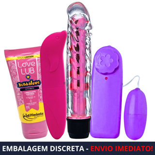 Kit Vibrador Feminino Mais Vendido Golfinho Ponto G Personal Lubrificante Intimo Sex Shop em Oferta na Shopee