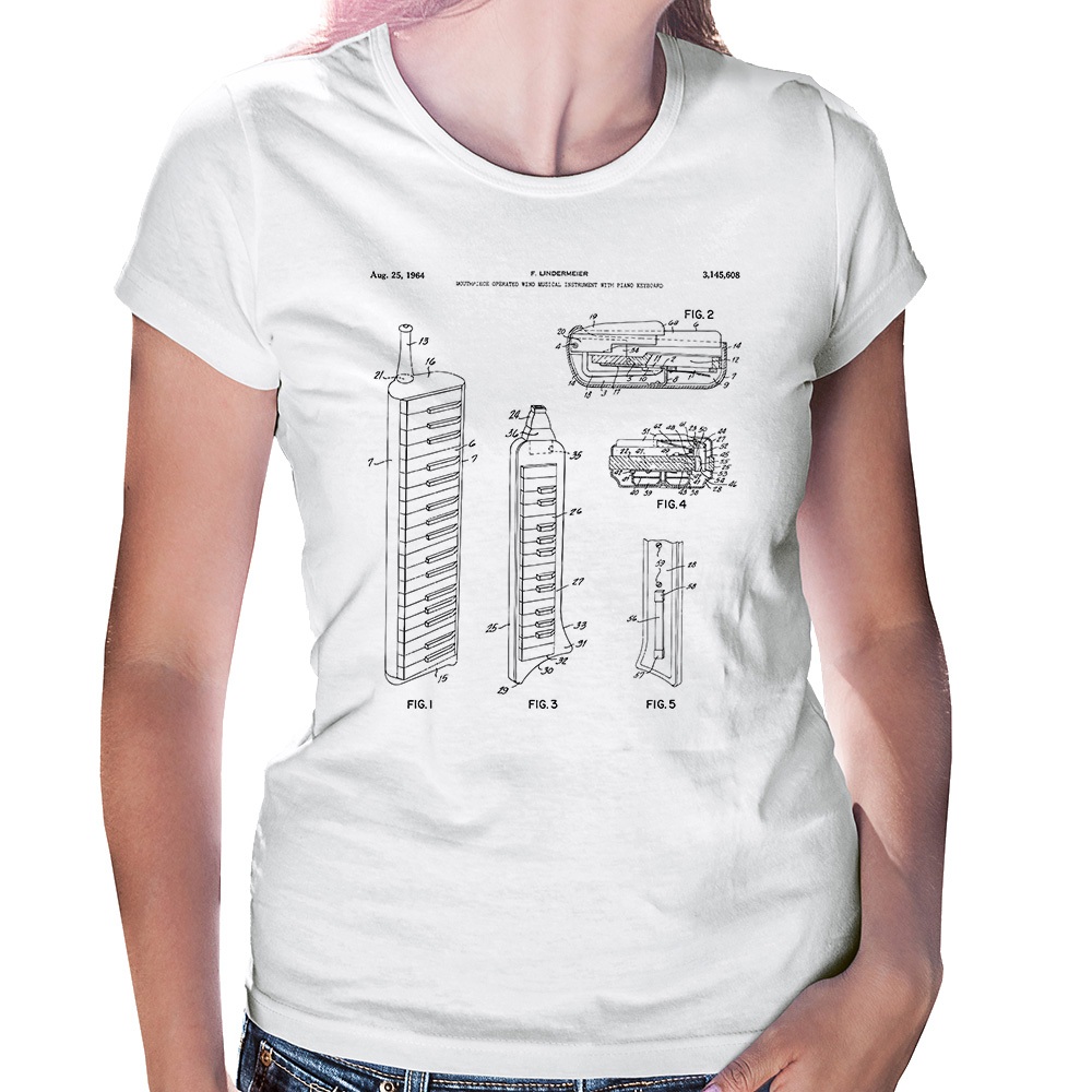 Baby Look Melodica Escaleta Patente Musica Camisa Feminina