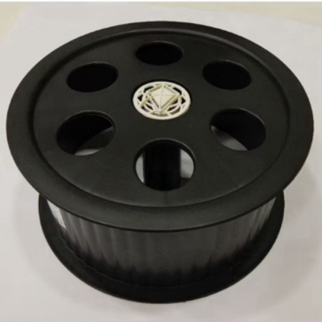 Carretilha Plástico Reforçado 26 Cm Grande LAMAR PRETA ENVIO IMEDIATO