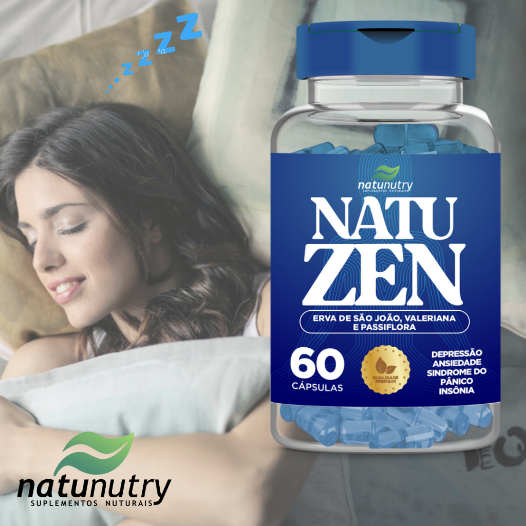 NATUZEN - REGULA SEU SONO DE FORMA NATURAL NATUNUTRY - 60 CAPSULAS 500MG