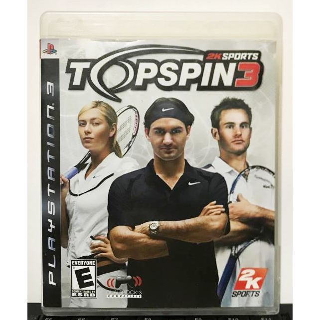 Jogo TOPSPIN 3 - PS3.  Mídia Física.