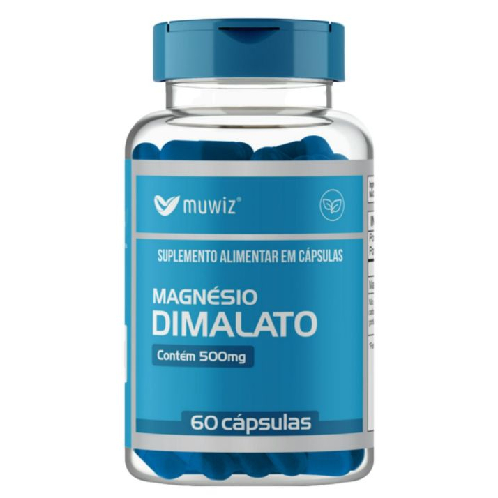 Magnésio Dimalato  60 cápsulas Muwiz – 500mg