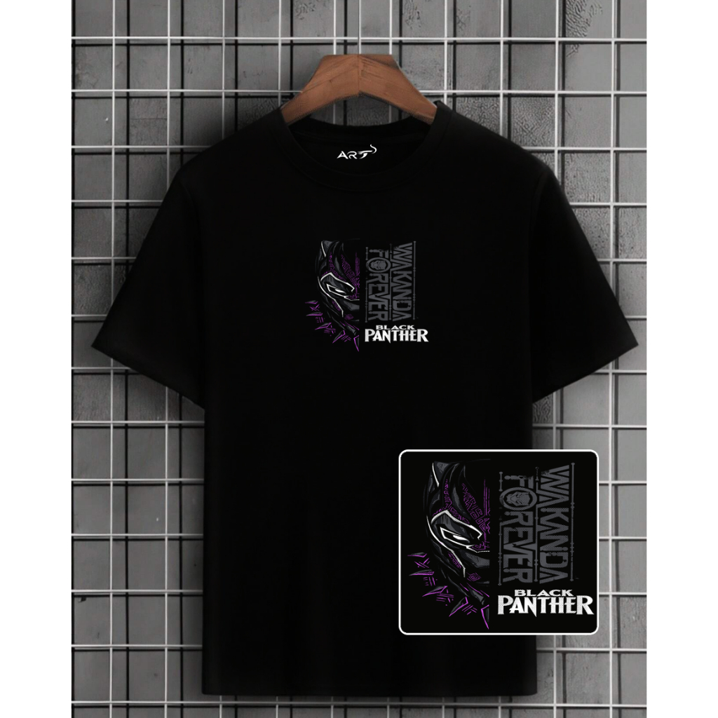 Camisa Camiseta Masculina Basica Blusa Streetwear 100% algodão Pantera Negra Oversized Academia Balada