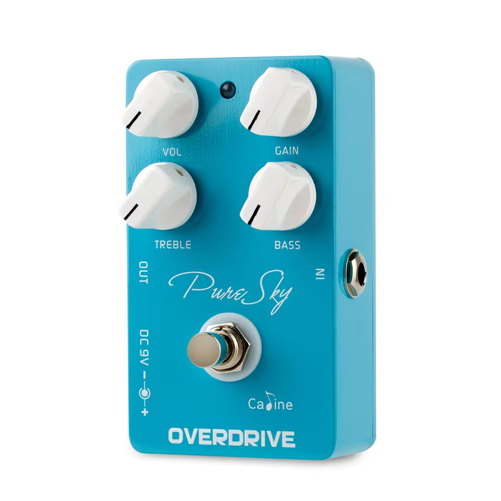 Caline Pure Sky OD Pedal de Guitarra Limpo Overdrive, Pedais de Efeito Acessórios CP-12, Efeito Guitarra em Oferta na Shopee