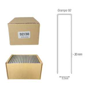 Caixa De Grampo 92/30 Caixa Com 9.792 Grampos para Grampeador Pneumático em Oferta na Shopee