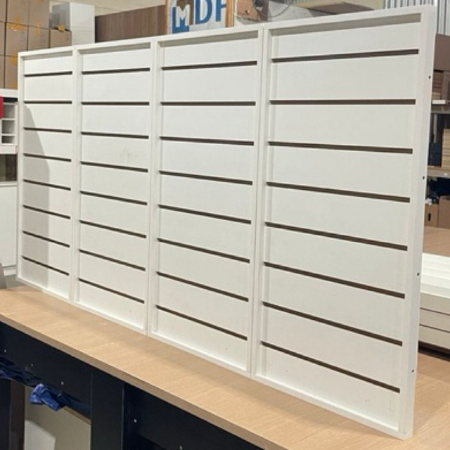 PAINEL CANALETADO EXPOSITOR LOJA MDF em Oferta na Shopee