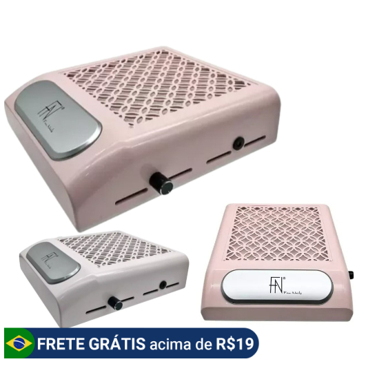 SUGADOR DE PÓ GRELHA FAN NAILS POTENTE 120W BIVOLT 110/220V OFERTA LANÇAMENTO SUGADOR UNHA DE GEL