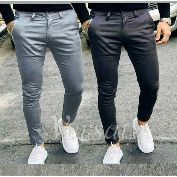 Kit 2 Calças SARJA Slim Social FIT Sport Fino