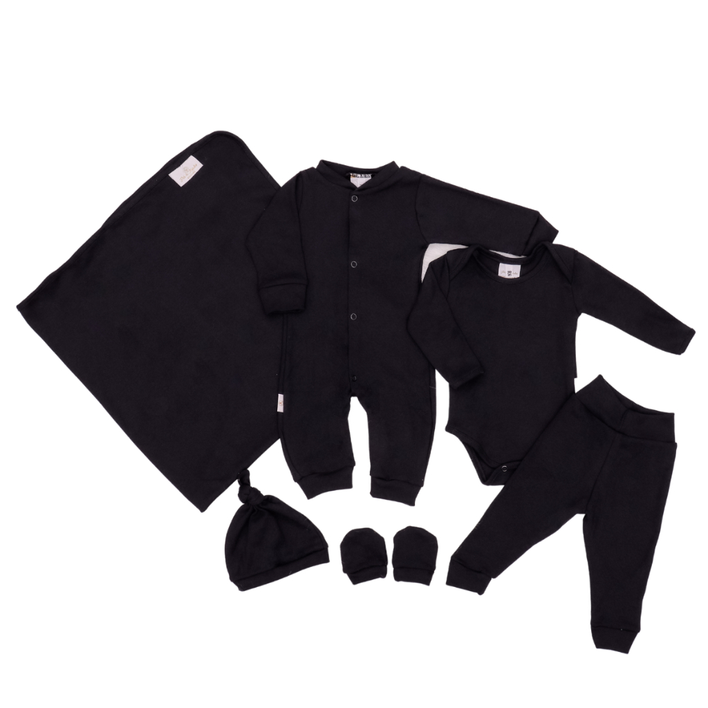 Saída Maternidade Menina e Menino 100% Algodão Antialérgico Completo 06 Peças Cores Roupas de Bebê em Oferta na Shopee