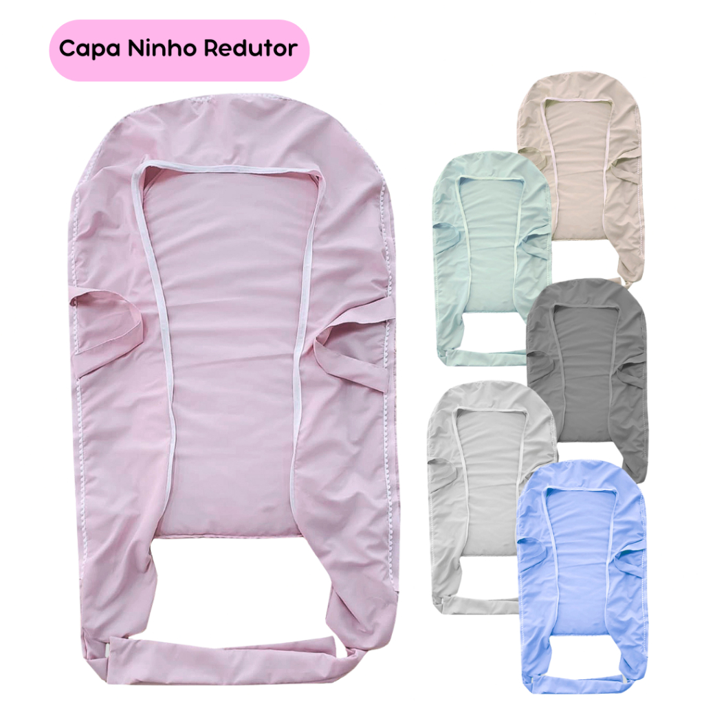 Capa para Ninho Redutor de berço + Capa Travesseiro De Ninho (SEM ENCHIMENTO)