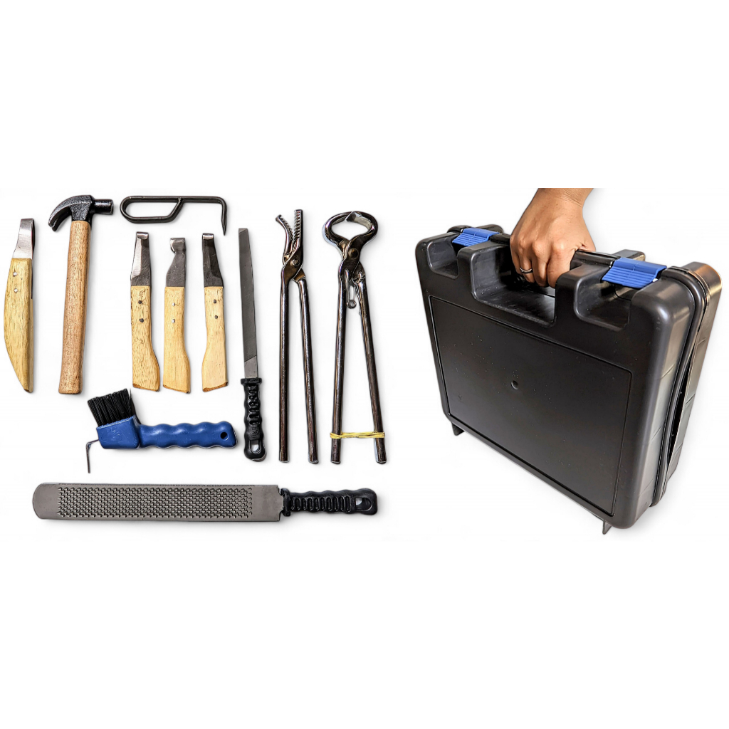 Kit Ferrador Casqueamento Ferrageamento Cavalo Lima Loop em Oferta na Shopee