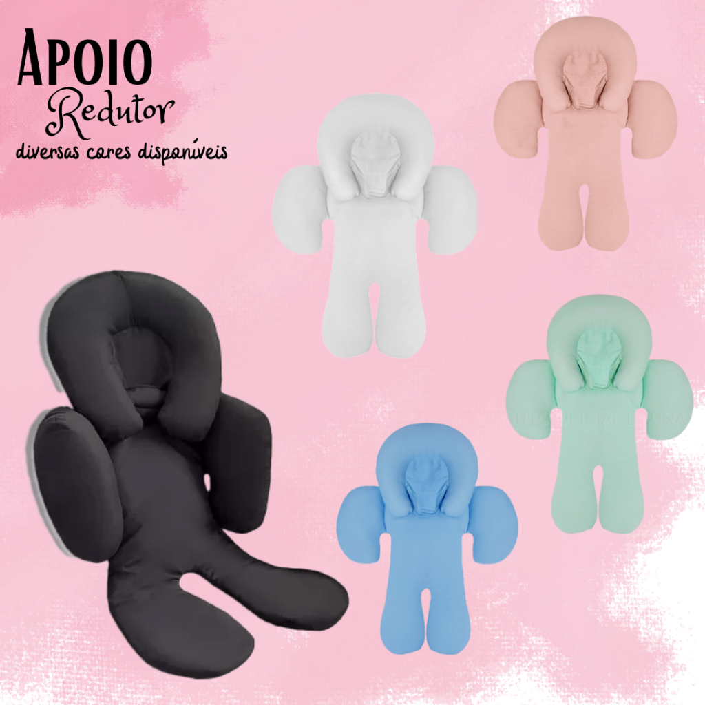 Apoio Redutor Bebê Conforto e Carrinho - Almofada Anatômica - Conforto Máximo