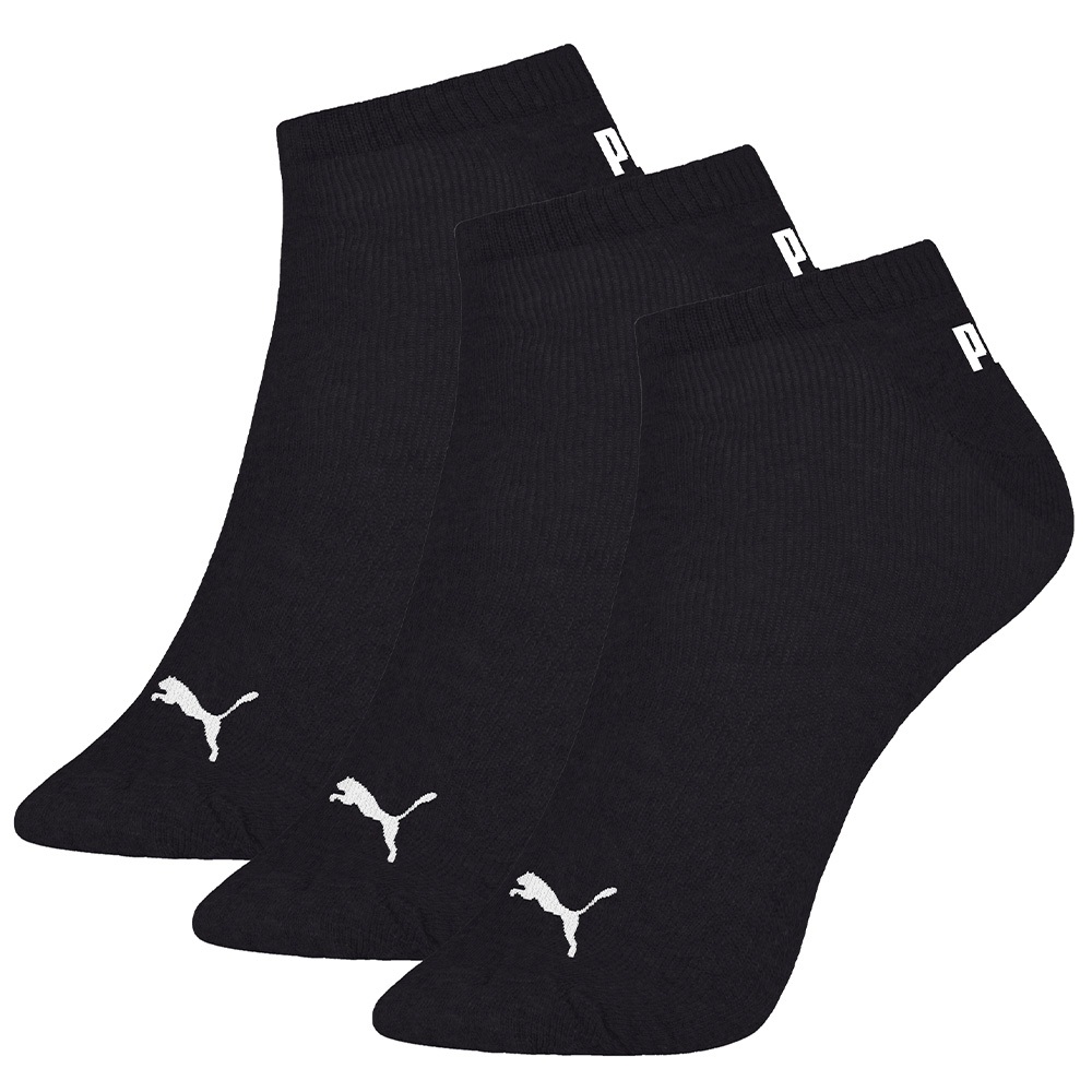 Kit Com 3 Pares De Meias Puma Esportiva Masculina Algodão